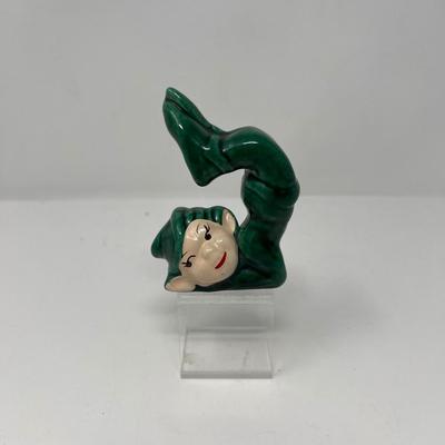 1950â€™s Gilner Tumbling Pixie Green Elf