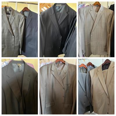 Lot of 8 Mens Suits Sz. XL