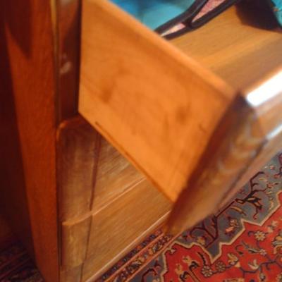 Vintage Solid Wood Four-Drawer Dresser by Mengel