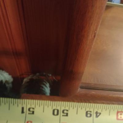 Vintage Solid Wood Stretch Dresser with Mirror by Mengel (No Contents)