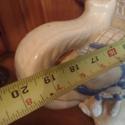 Ceramic Elephant Plant Stand