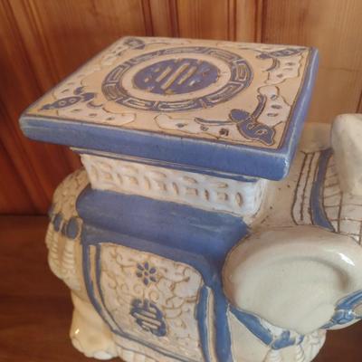 Ceramic Elephant Plant Stand
