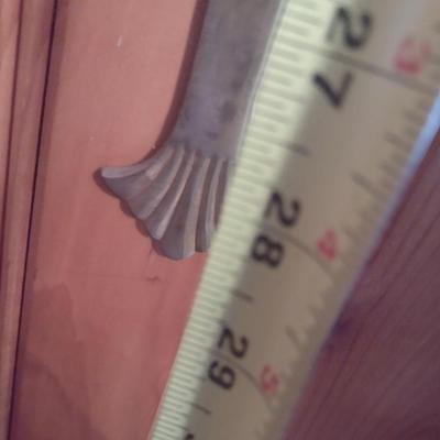 Pair of Ceramic Octagonal Japanese Decorative Plates Andrea by Sadek with Solid Brass Plate Holder