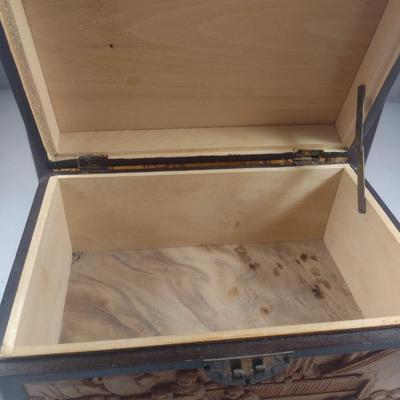 Set of Three High Relief Carved Camphor Wood Storage Boxes