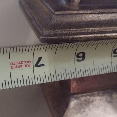 Antique Brass Wall Light Sconce with Mirrored Background