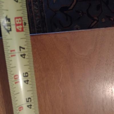 MCM Drexel Solid Wood Double Tier Coffee Table with Single Drawer