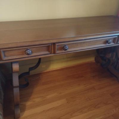 Vintage Broyhill Gracias Writing Table with Chair