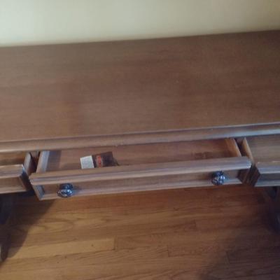 Vintage Broyhill Gracias Writing Table with Chair