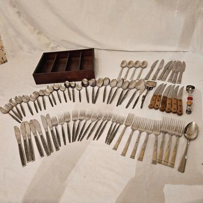Assorted Flatware, Steak Knives, and More (K-DW)