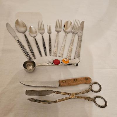 Assorted Flatware, Steak Knives, and More (K-DW)