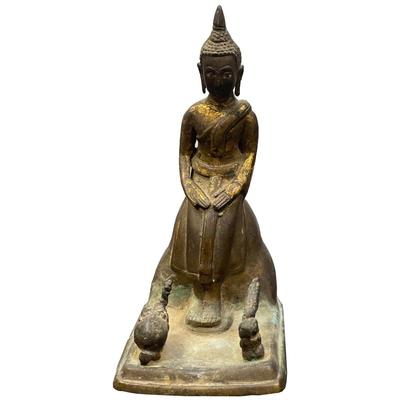 Antique Gilt Bronze Buddah Statue