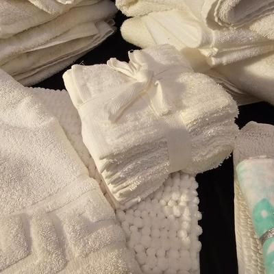 Assorted Towels, Bath Mats & More (B-JS)