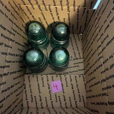 Vintage Glass Insulators - Set of 4 (4)
