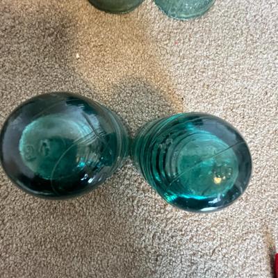 Vintage Glass Insulators - Set of 4 (7)