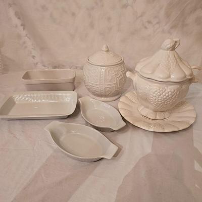 Dansk Ceramic Dish, Soup Tourine and More (K-DW)