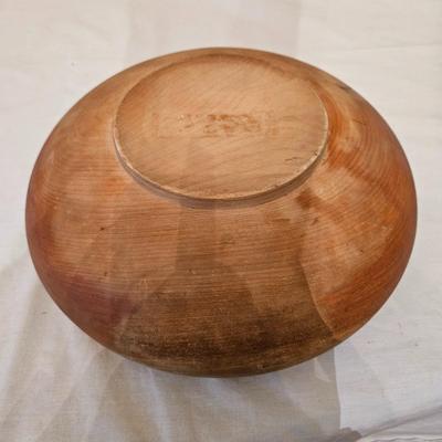 Chip and Dip Plates, a Wooden Bowl and Utinsels, and. Terracotta Container (K-DW)