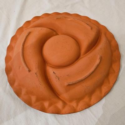 Chip and Dip Plates, a Wooden Bowl and Utinsels, and. Terracotta Container (K-DW)