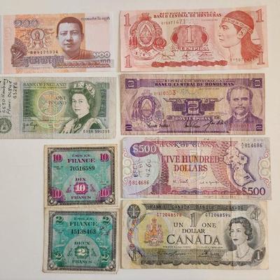 Collection of Odd Foreign Paper Money