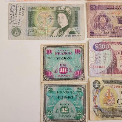 Collection of Odd Foreign Paper Money