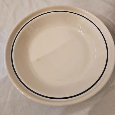 Longabarger Ceramic Pie Pan, Over and Back Pie Plate and More (K-DW)