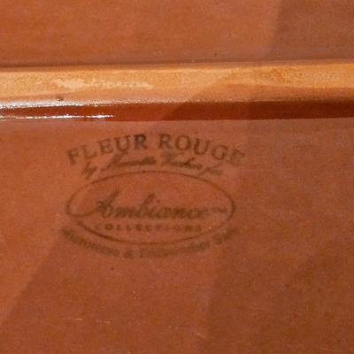 Longabarger Ceramic Pie Pan, Over and Back Pie Plate and More (K-DW)