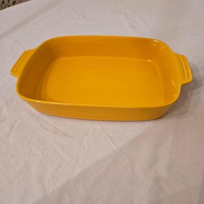 Longabarger Ceramic Pie Pan, Over and Back Pie Plate and More (K-DW)