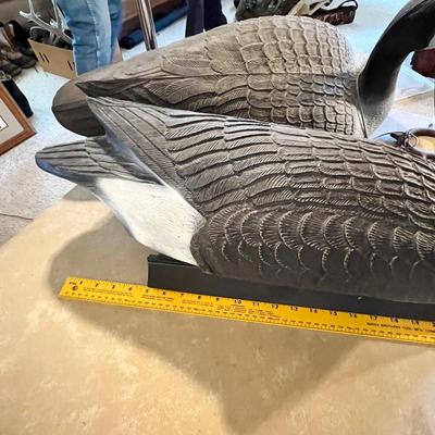 2 Canadian Geese decoys