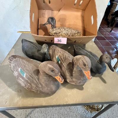 Vintage duck decoys