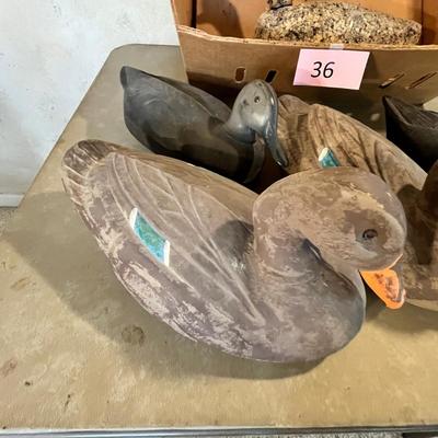 Vintage duck decoys