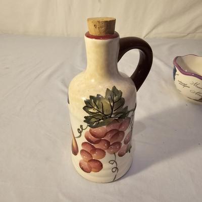 Fruit & Wine Themed Ceramic Ware & More (K-JS)