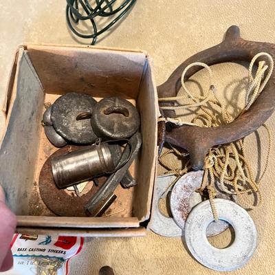 Vintage decoy weights