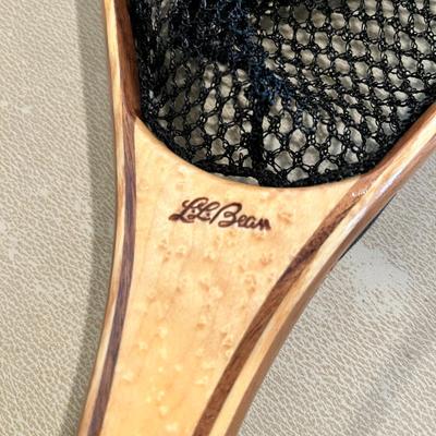 Wood Fishing net LL Bean