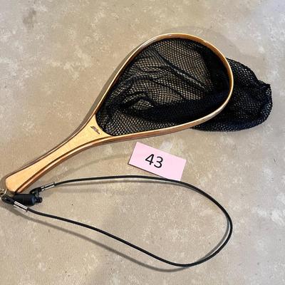 Wood Fishing net LL Bean