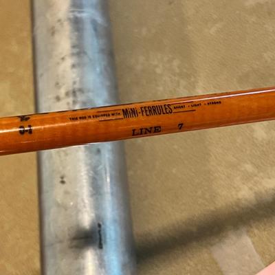Eagle Claw Bamboo Fishing rod in hard case