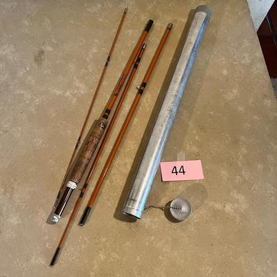 Eagle Claw Bamboo Fishing rod in hard case