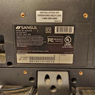 Sceptre & Sansui Tabletop TV's & More (K-JS)