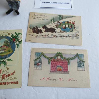 Misc Lot of Christmas and Other Holiday Items, Occupied Japan Santa, More