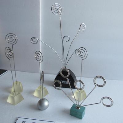 Lot of Metal and Plastic Christmas Card or Photo Holders