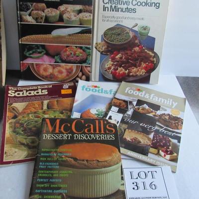 Large Hardcover Cook Books and Magazines
