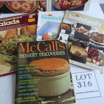 Large Hardcover Cook Books and Magazines