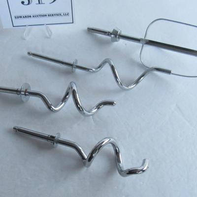 Heavy Duty Sturdy Dough Hooks, 1 Beater