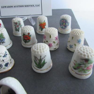 Lot of Older China Thimbles