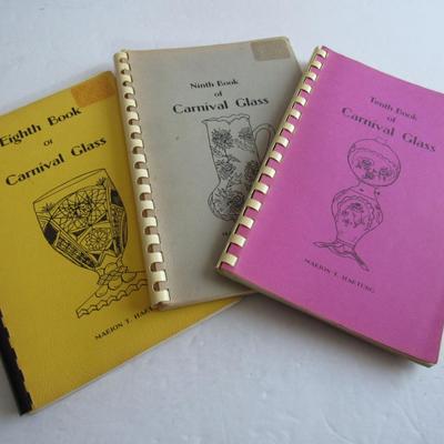 Set of 10 Carnival Glass ID Guides With Price Guide, 1973, Read Description