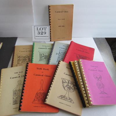 Set of 10 Carnival Glass ID Guides With Price Guide, 1973, Read Description