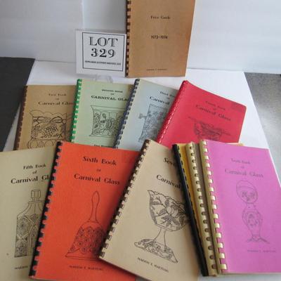 Set of 10 Carnival Glass ID Guides With Price Guide, 1973, Read Description
