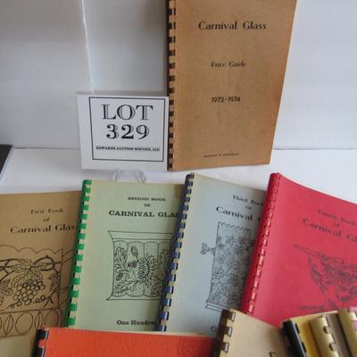 Set of 10 Carnival Glass ID Guides With Price Guide, 1973, Read Description