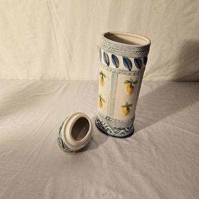 Ceramic Cookie Jar, Candle Holders & More (K-JS)