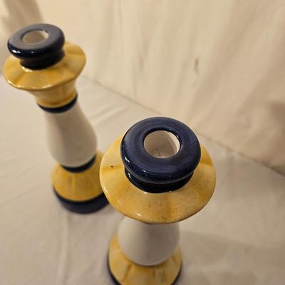 Ceramic Cookie Jar, Candle Holders & More (K-JS)