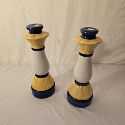 Ceramic Cookie Jar, Candle Holders & More (K-JS)