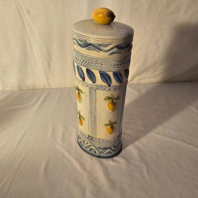 Ceramic Cookie Jar, Candle Holders & More (K-JS)